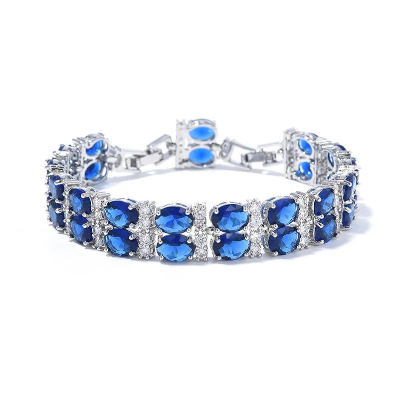 AVERLLA™ Luxe Zircon 925 Silver Women’s Bracelet