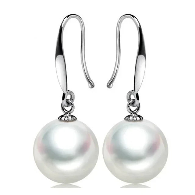 AVERLLA™ Radiant Bloom 925 Sterling Silver Pearl Drop Earrings