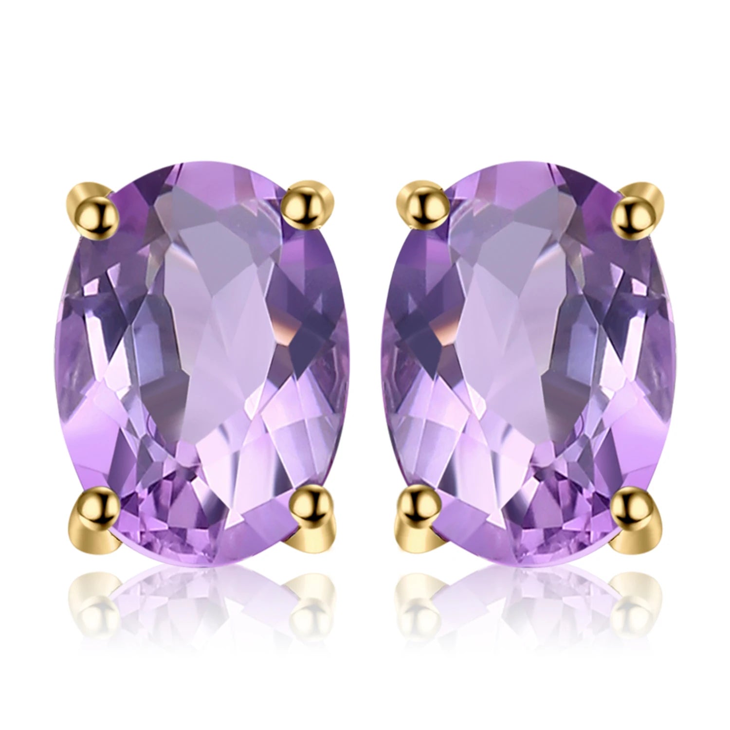 AVERLLA™ Radiant Oval Natural Amethyst, Citrine, Garnet, Topaz & Peridot Earrings