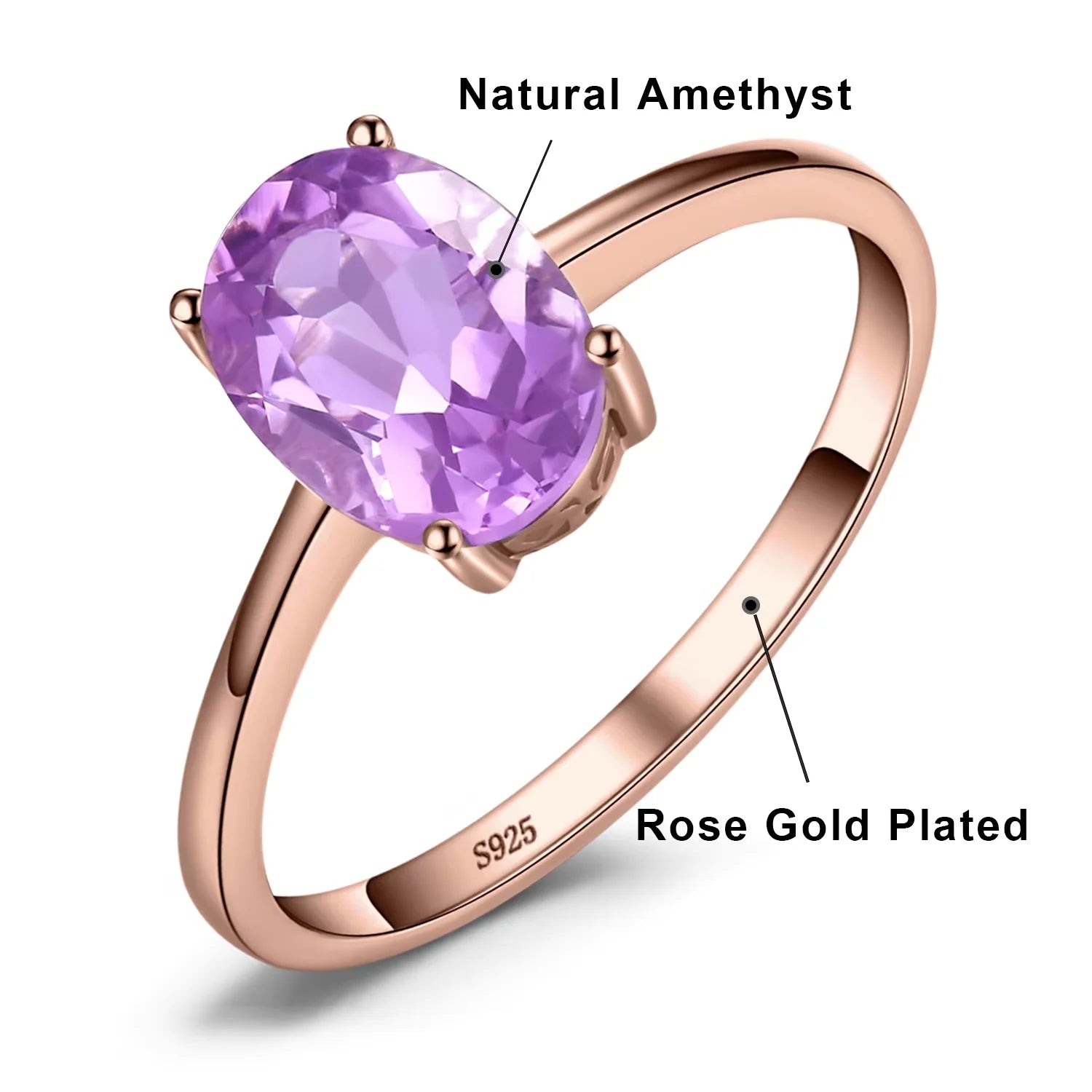 AVERLLA™ Radiant Gemstone Collection Ring