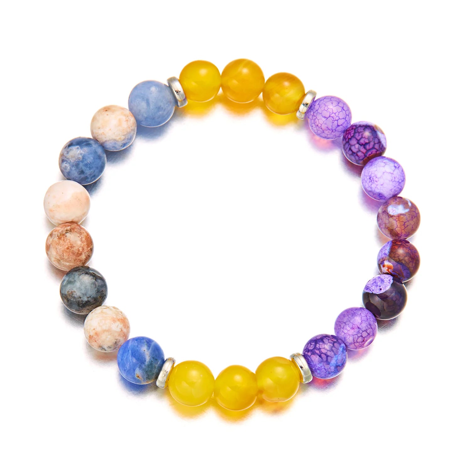 AVERLLA™ Natural Stone 7 Chakra Bracelet