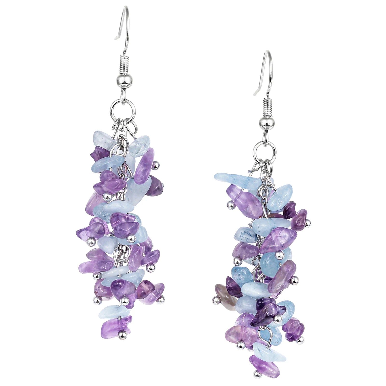 AVERLLA™ Natural Crystal Chips Stone Drop Earrings