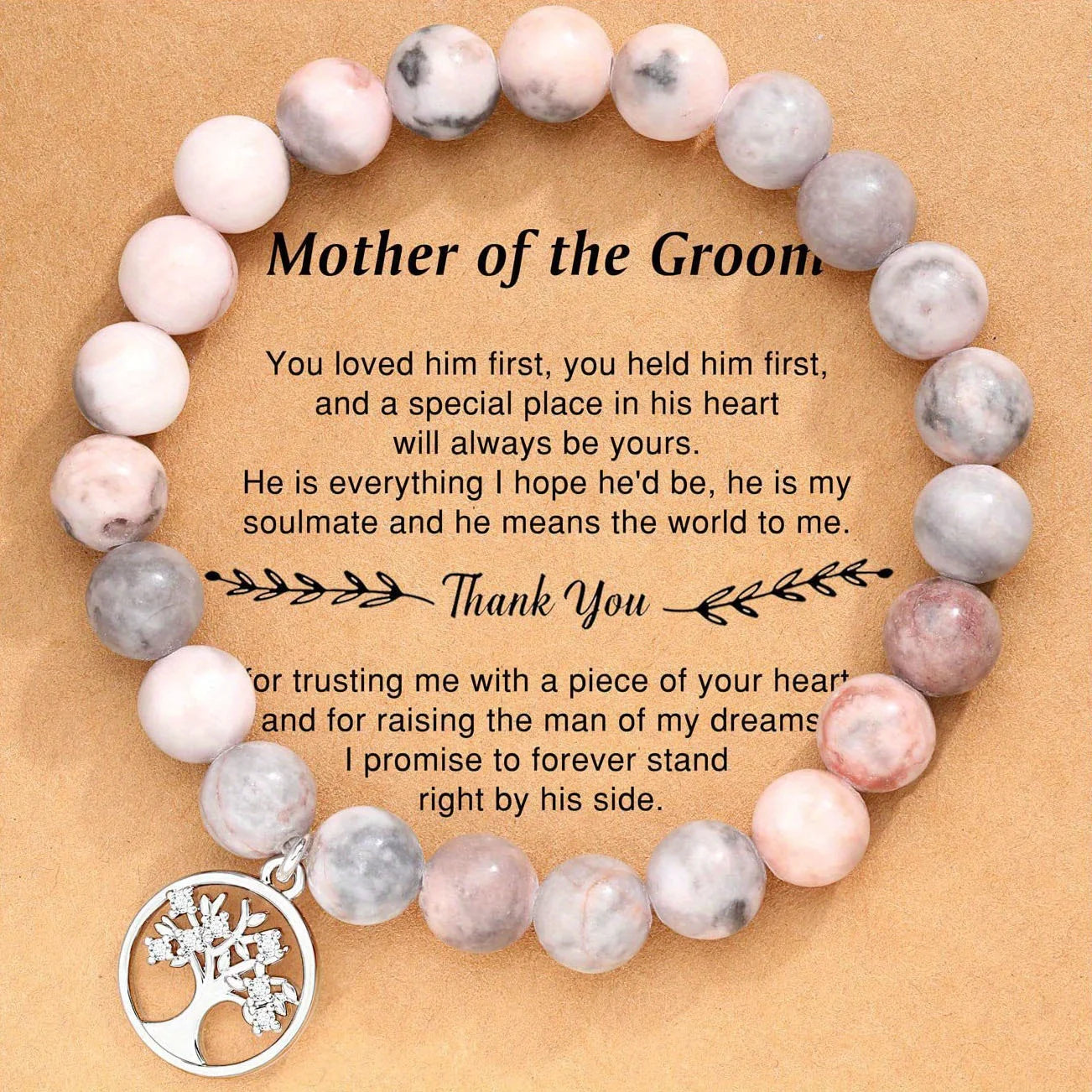 AVERLLA™ Tree of Life Natural Stone Bracelets – Heartfelt Gifts for Mom, Nana & Grandma