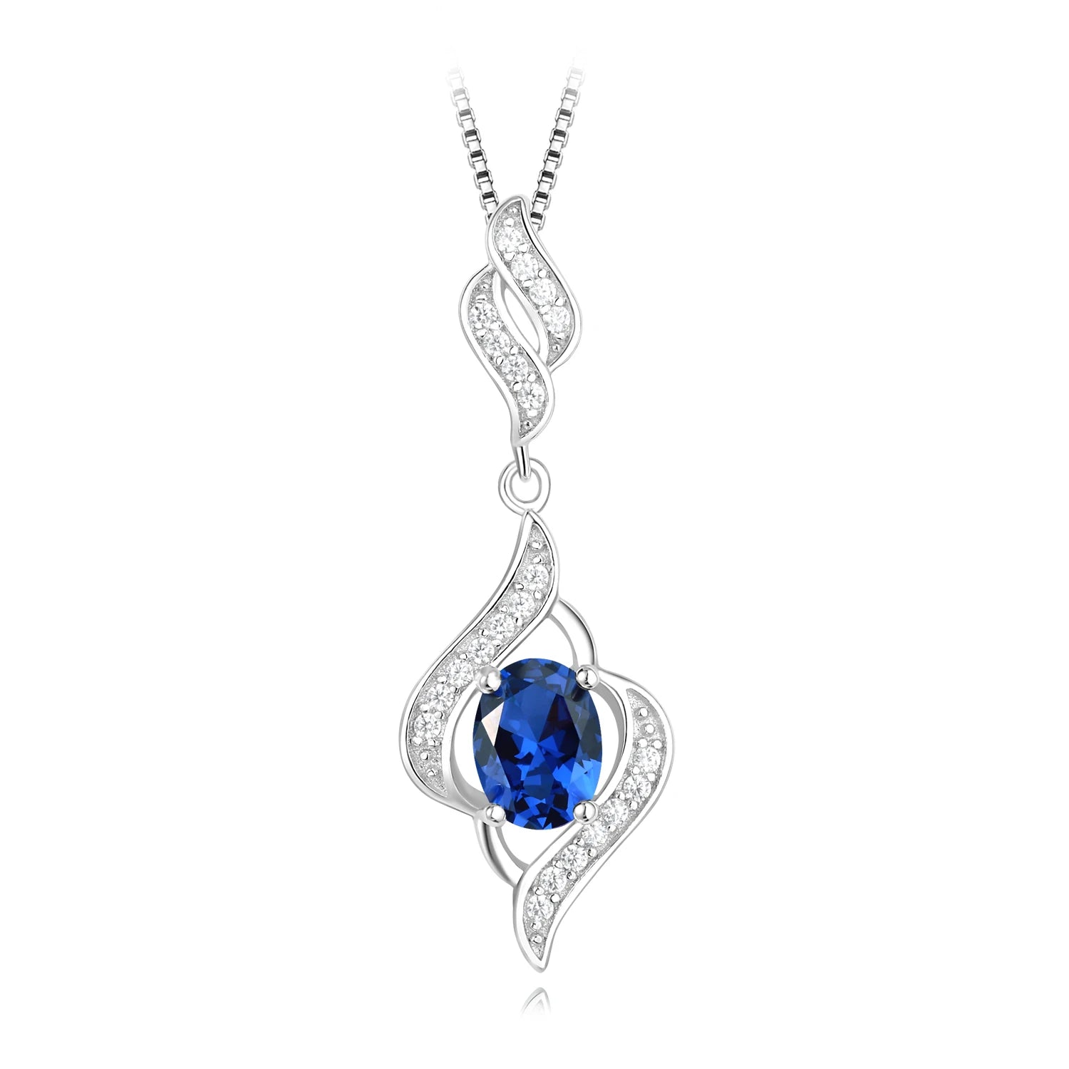 AVERLLA™ Sky Radiance Sapphire & Topaz Pendant Necklace