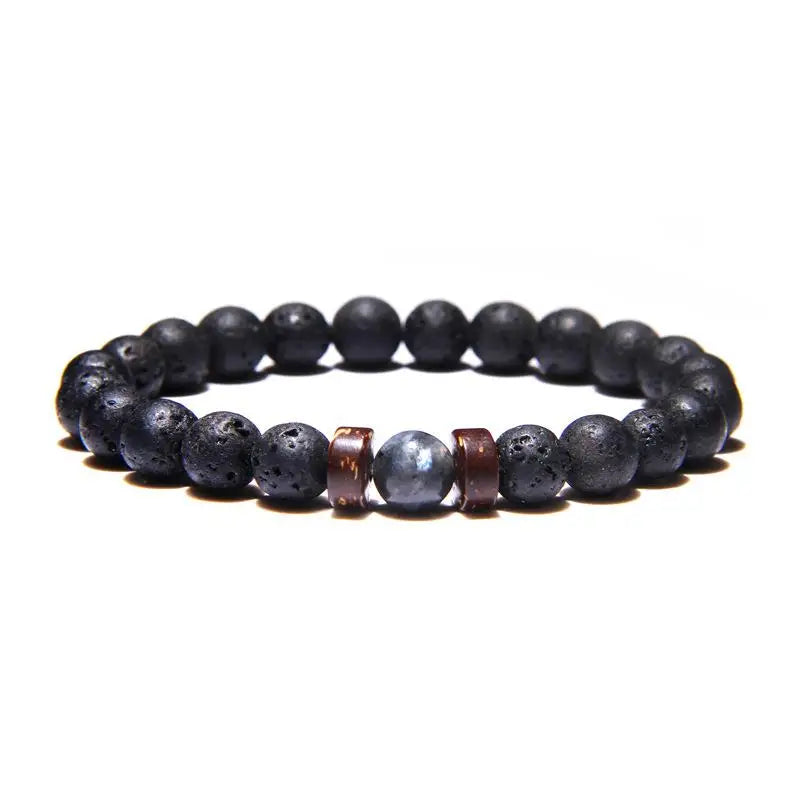 AVERLLA™ Mystic Ember Lava Stone Bracelet