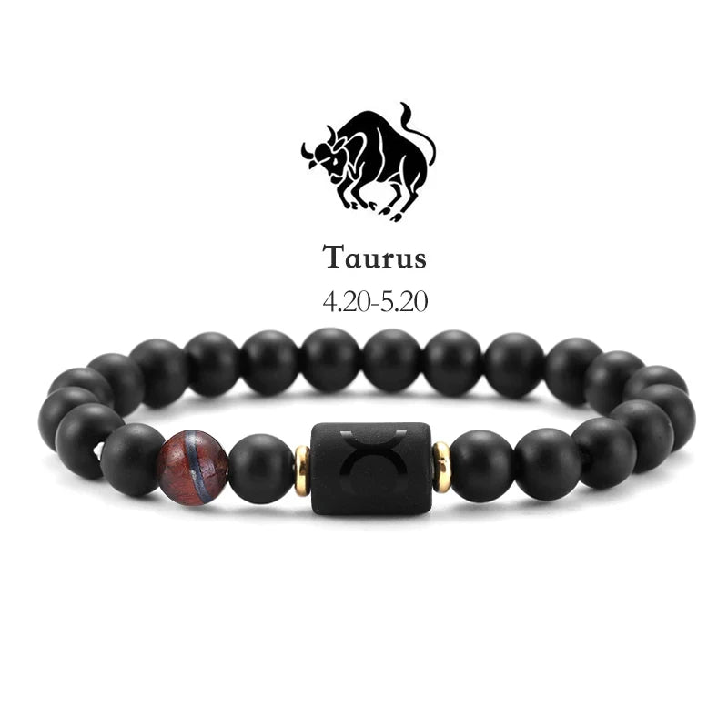 AVERLL™ 12 Star Signs Natural Stone Bracelets