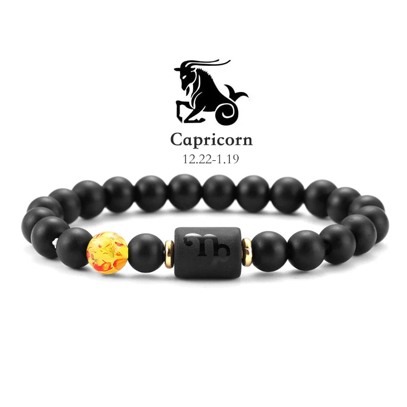 AVERLL™ 12 Star Signs Natural Stone Bracelets