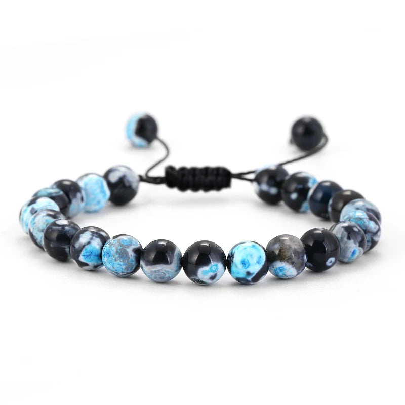 AVERLLA™ Healing Lava Stone & Tiger Eye Beads Adjustable Bracelet