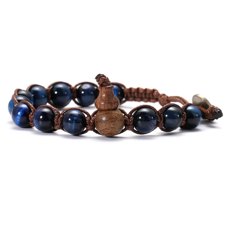 AVERLLA™ Serenity Ruyi Gourd Natural Stone Meditation Bracelet