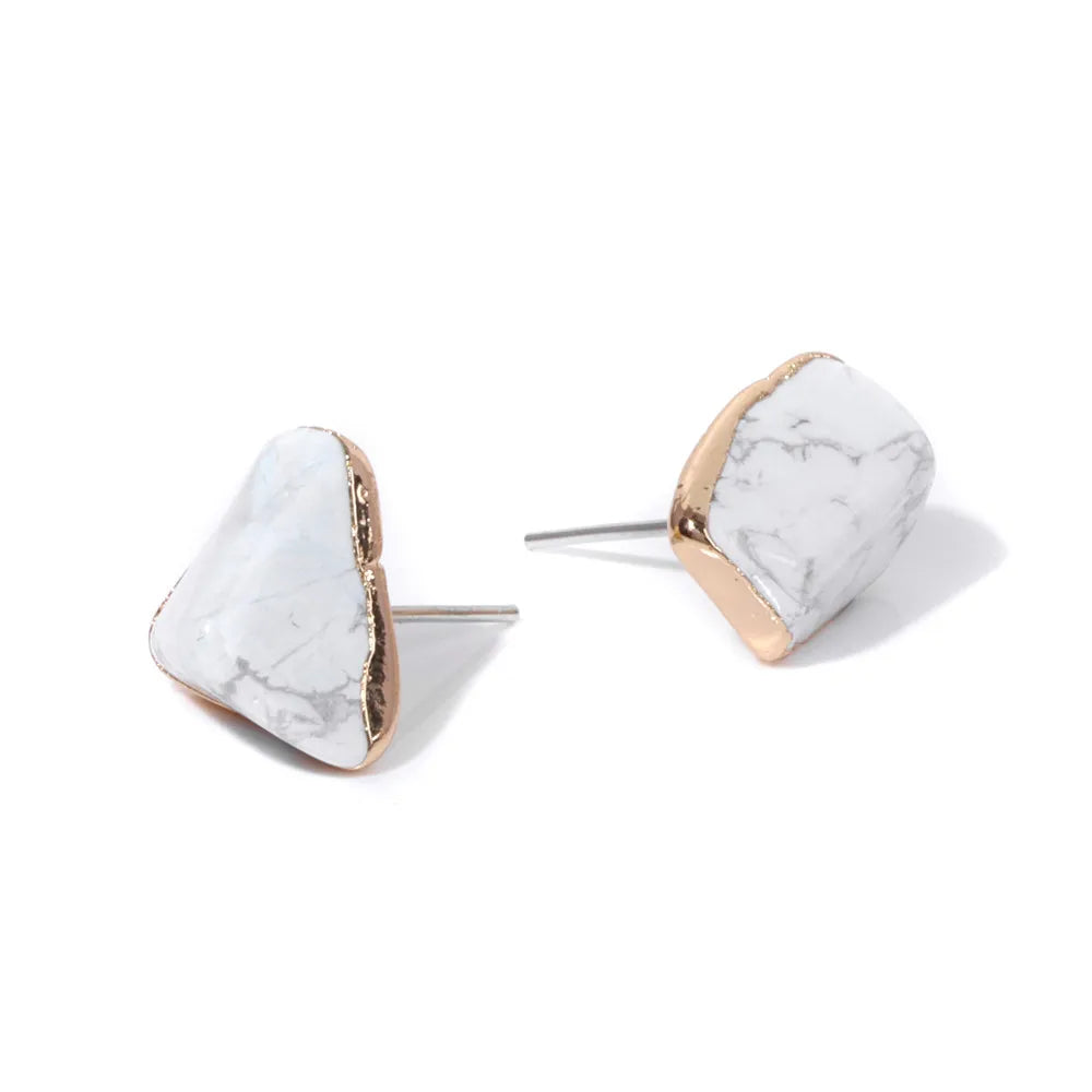 AVERLLA™ Natural Druzy Round Earrings