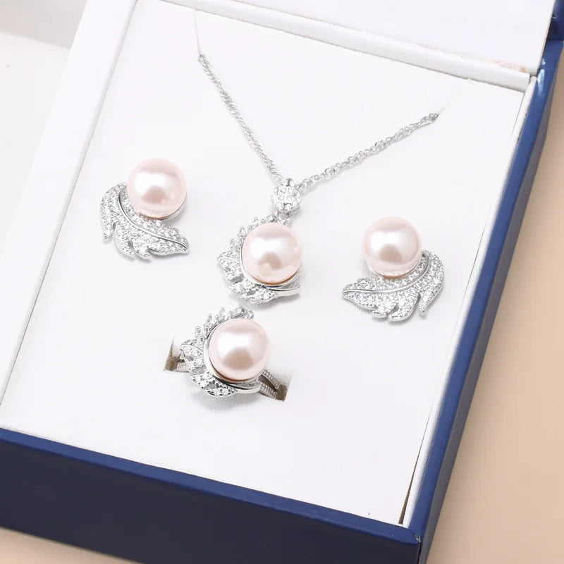 AVERLLA™ Freshwater Pearl & Beads Jewelry Set with 925 Sterling Silver