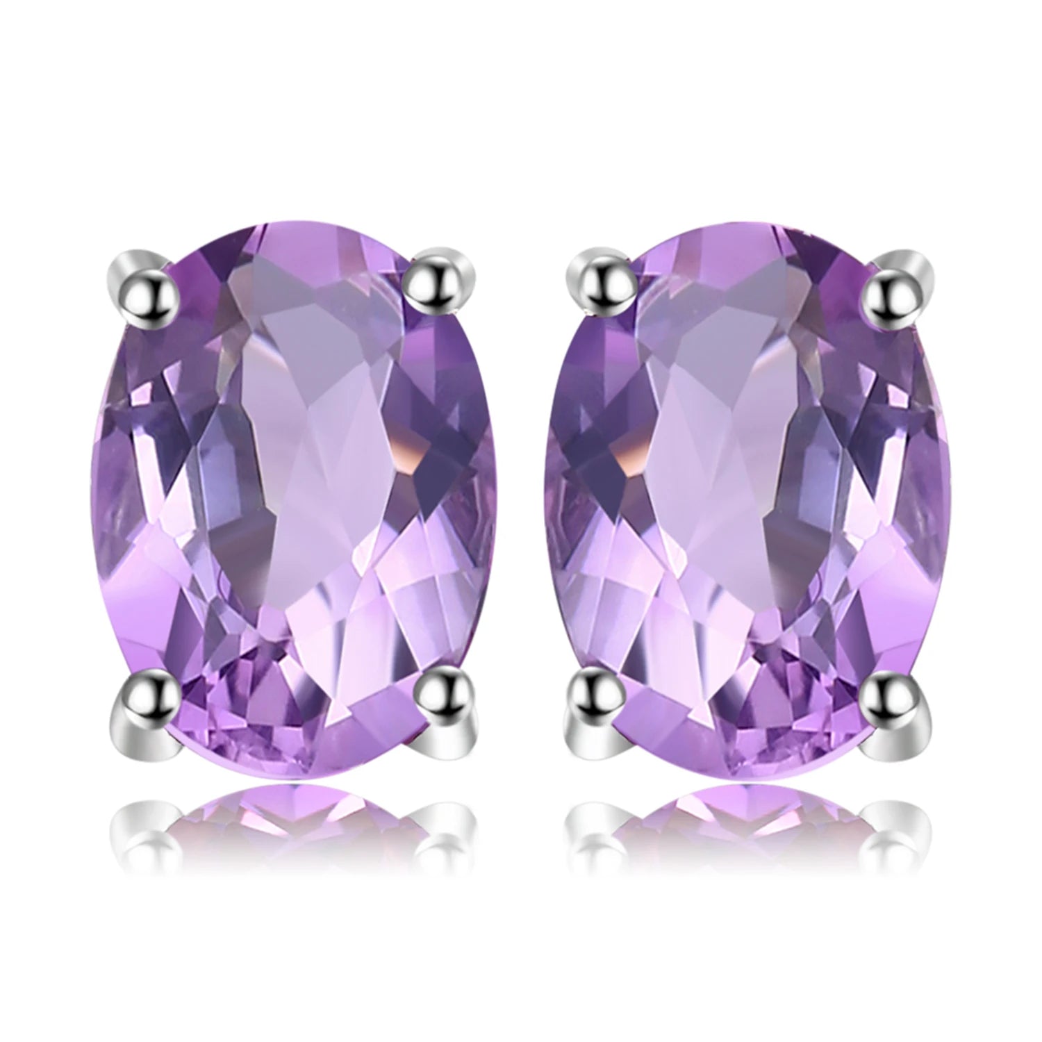 AVERLLA™ Radiant Oval Natural Amethyst, Citrine, Garnet, Topaz & Peridot Earrings