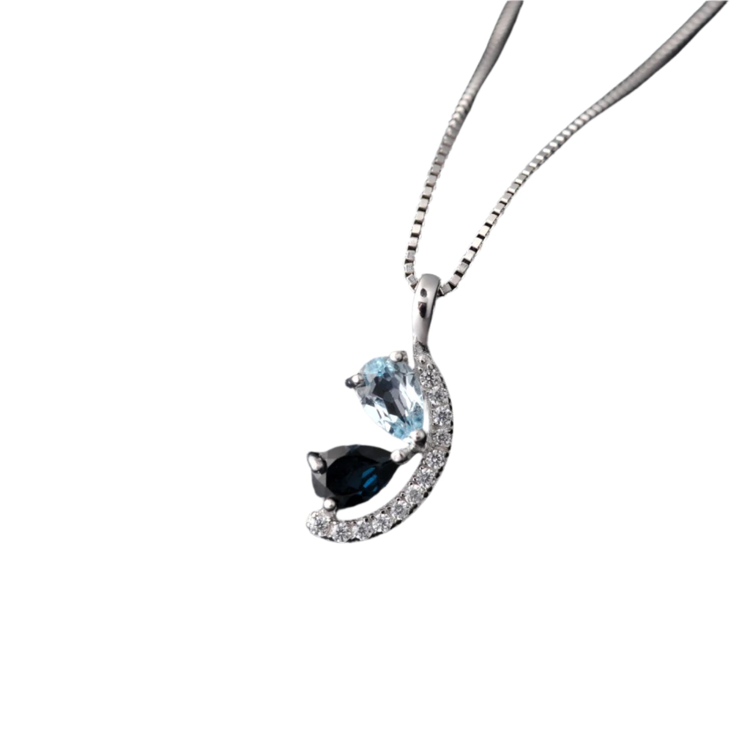 AVERLLA™ Celestial Duo Topaz Pendant Necklace