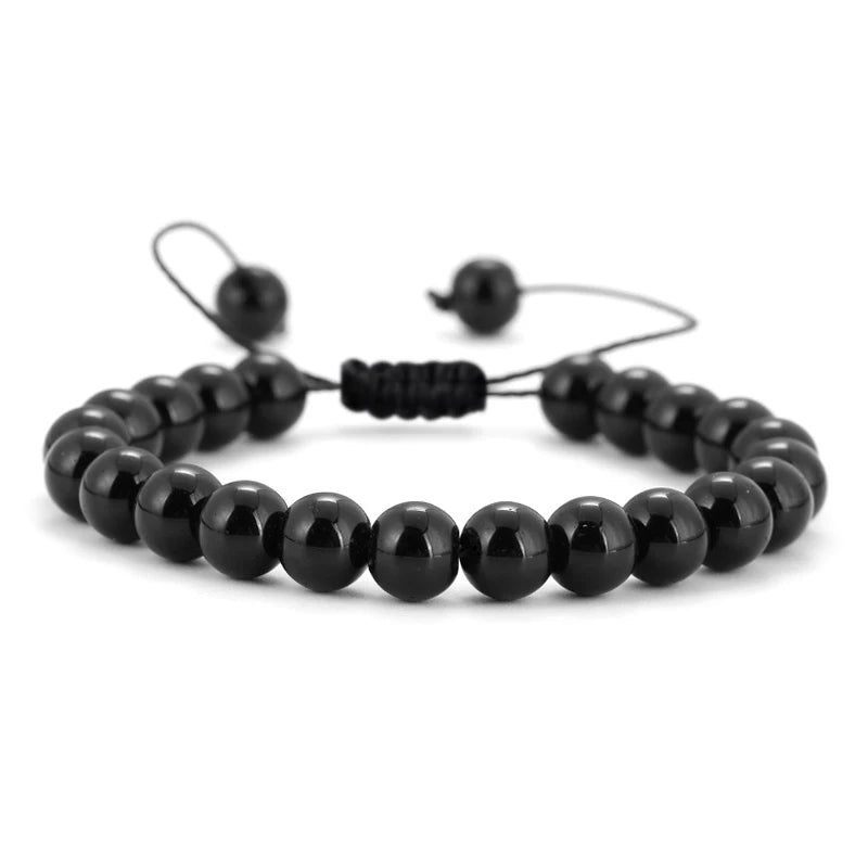 AVERLLA™ Healing Lava Stone & Tiger Eye Beads Adjustable Bracelet