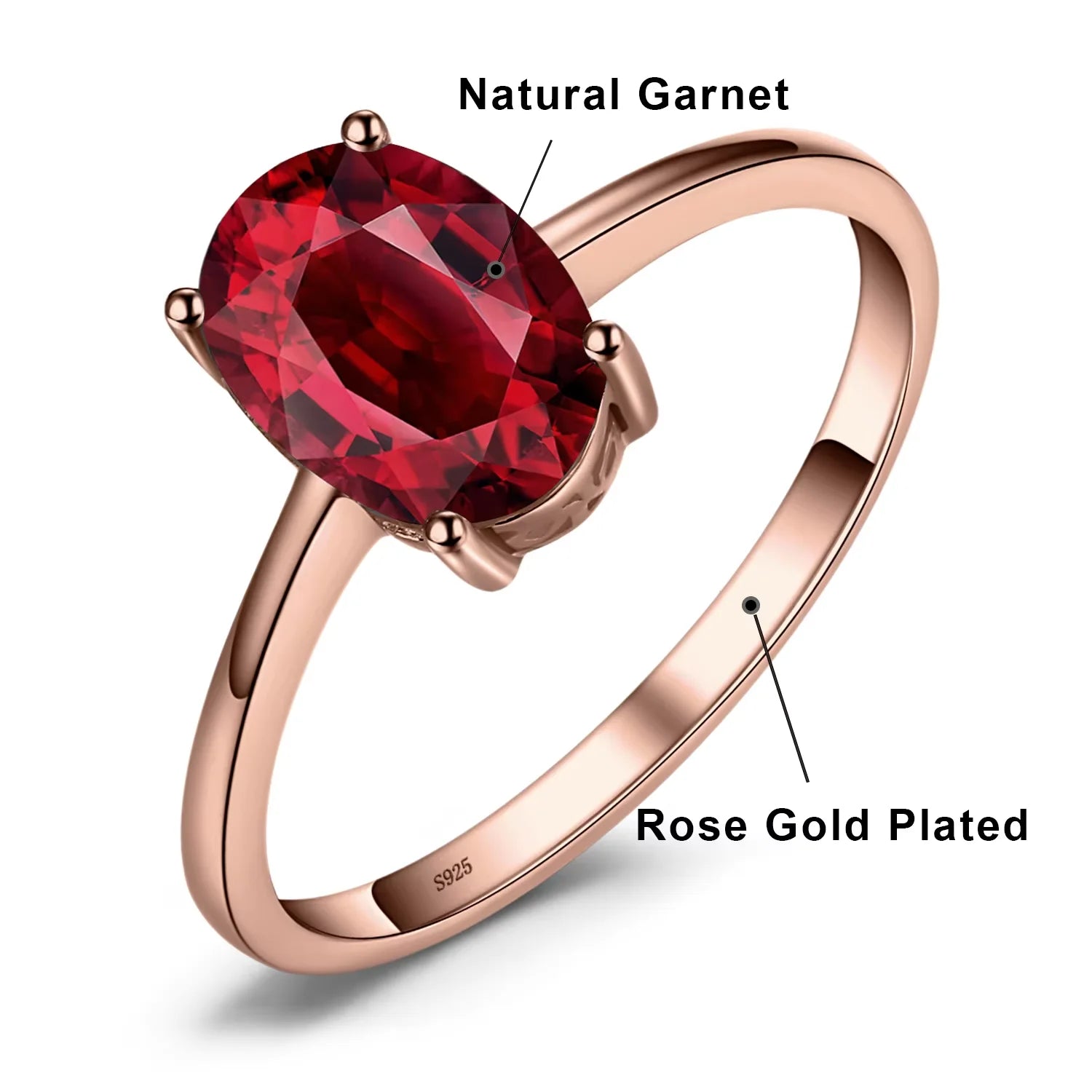 AVERLLA™ Radiant Gemstone Collection Ring