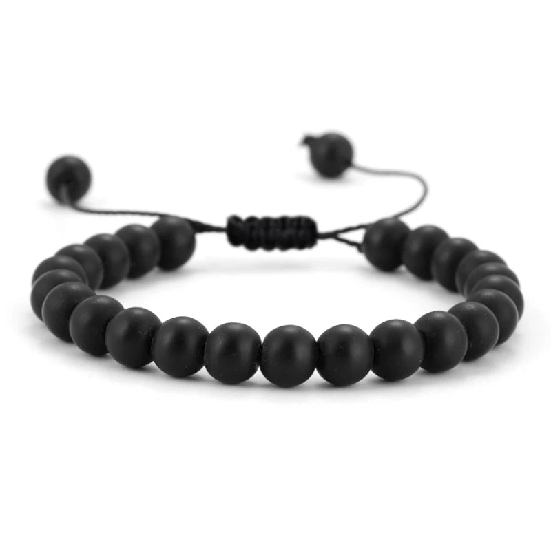 AVERLLA™ Healing Lava Stone & Tiger Eye Beads Adjustable Bracelet