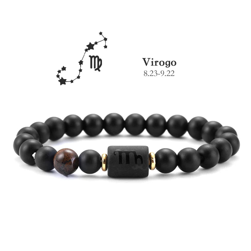 AVERLL™ 12 Star Signs Natural Stone Bracelets