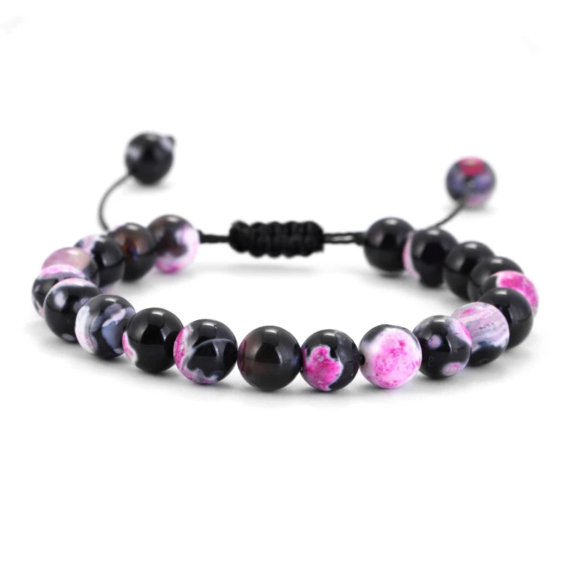 AVERLLA™ Healing Lava Stone & Tiger Eye Beads Adjustable Bracelet