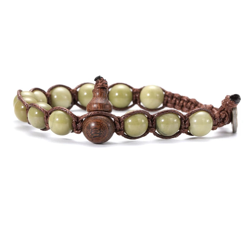 AVERLLA™ Serenity Ruyi Gourd Natural Stone Meditation Bracelet