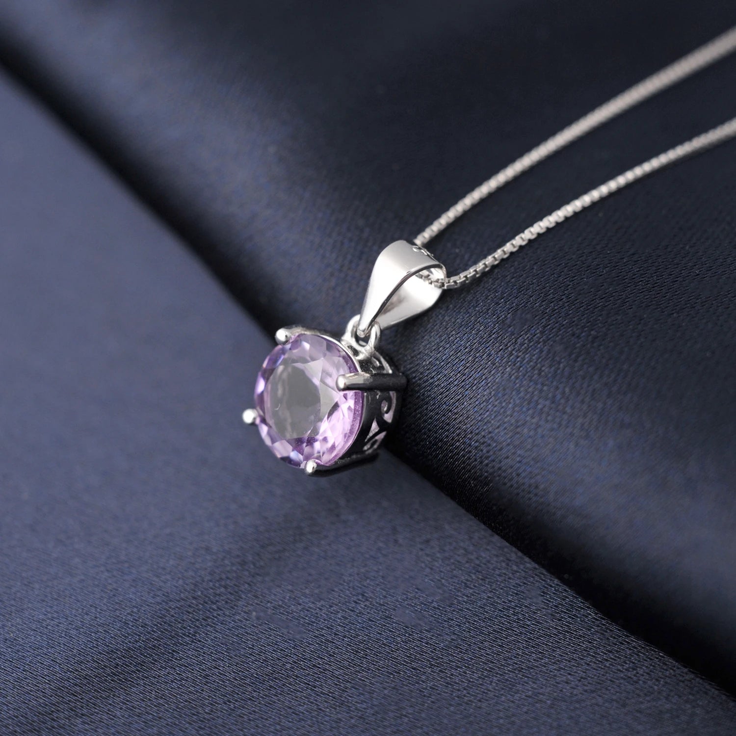 AVERLLA™ Radiant Birthstone Amethyst & Gemstone Pendant Necklace