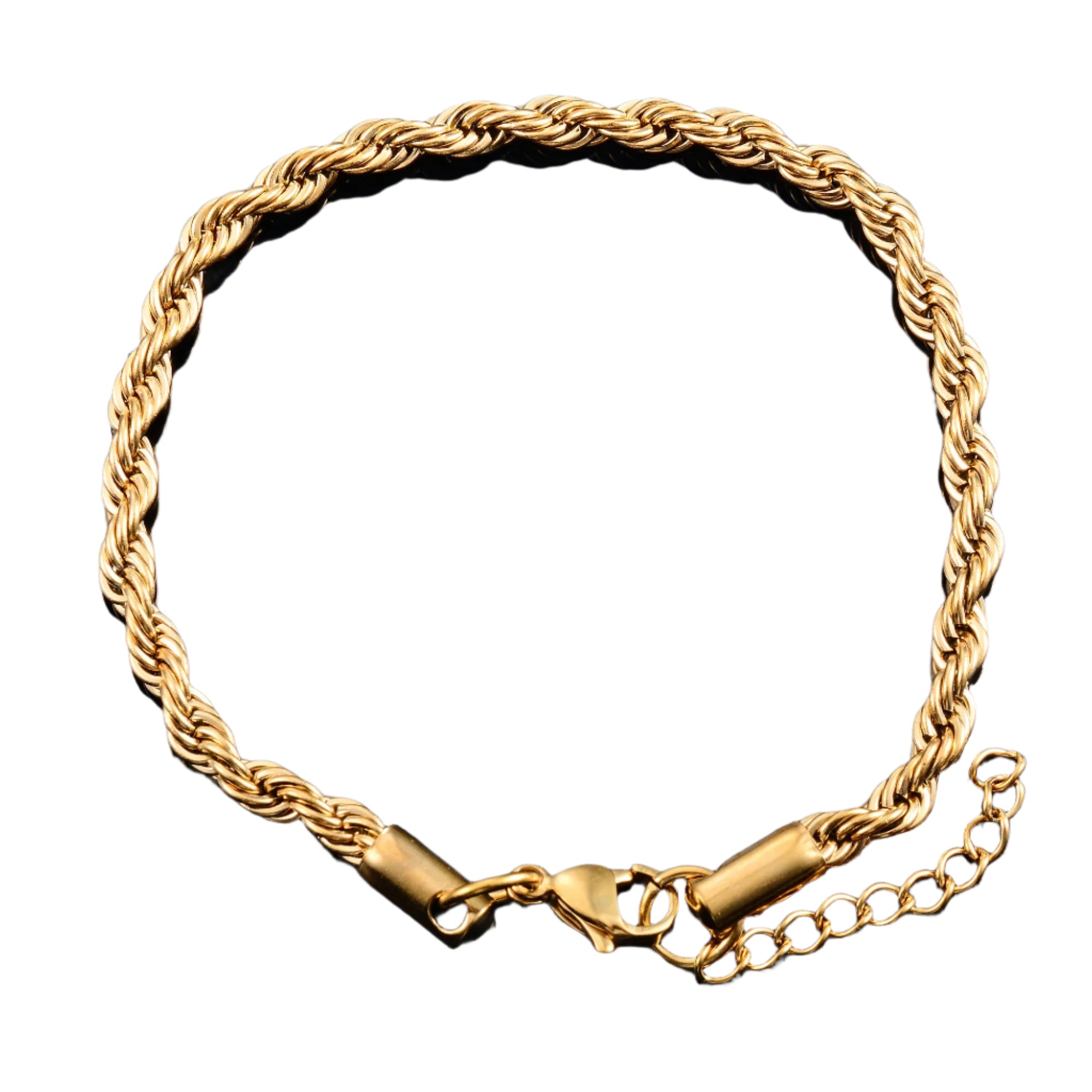 AVERLLA™ Bold Edge Stainless Steel Rope Chain Bracelet & Anklet