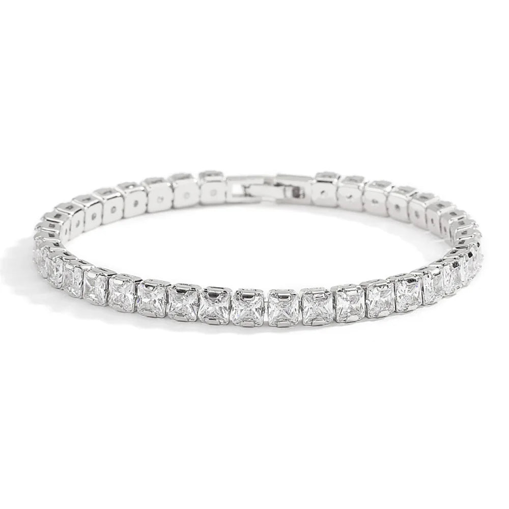 AVERLLA™ Crystal Elegance 925 Sterling Silver Charm Bracelet