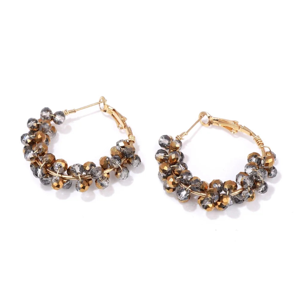 AVERLLA™ Crystal Beads Earrings Multicolour Crystal Beads