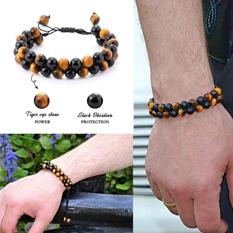 AVERLLA™ Strength Flow Tiger's Eye & Hematite Bracelet