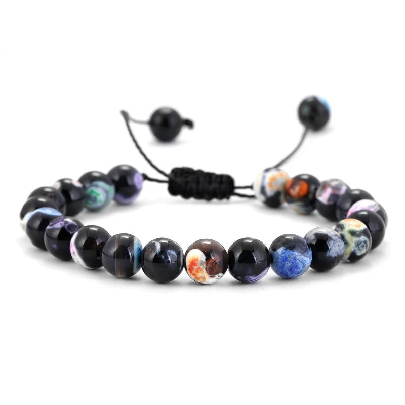 AVERLLA™ Healing Lava Stone & Tiger Eye Beads Adjustable Bracelet