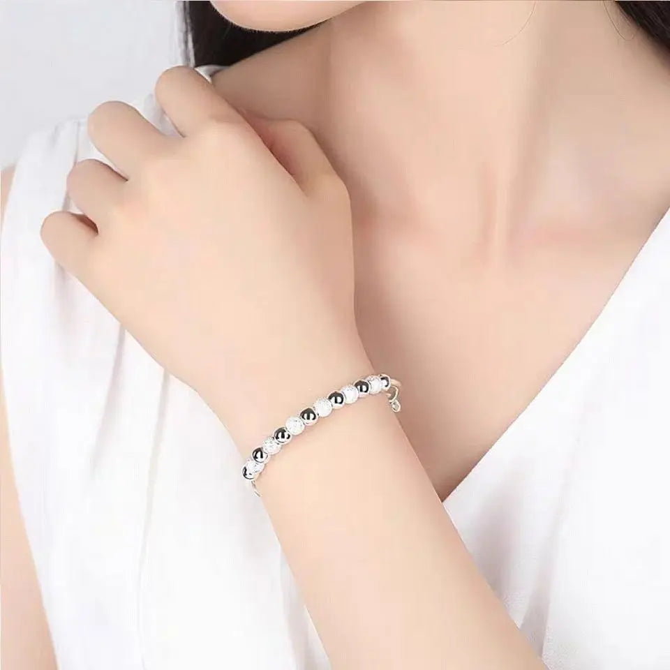 AVERLLA™ Silver Luxury Beads Bracelet