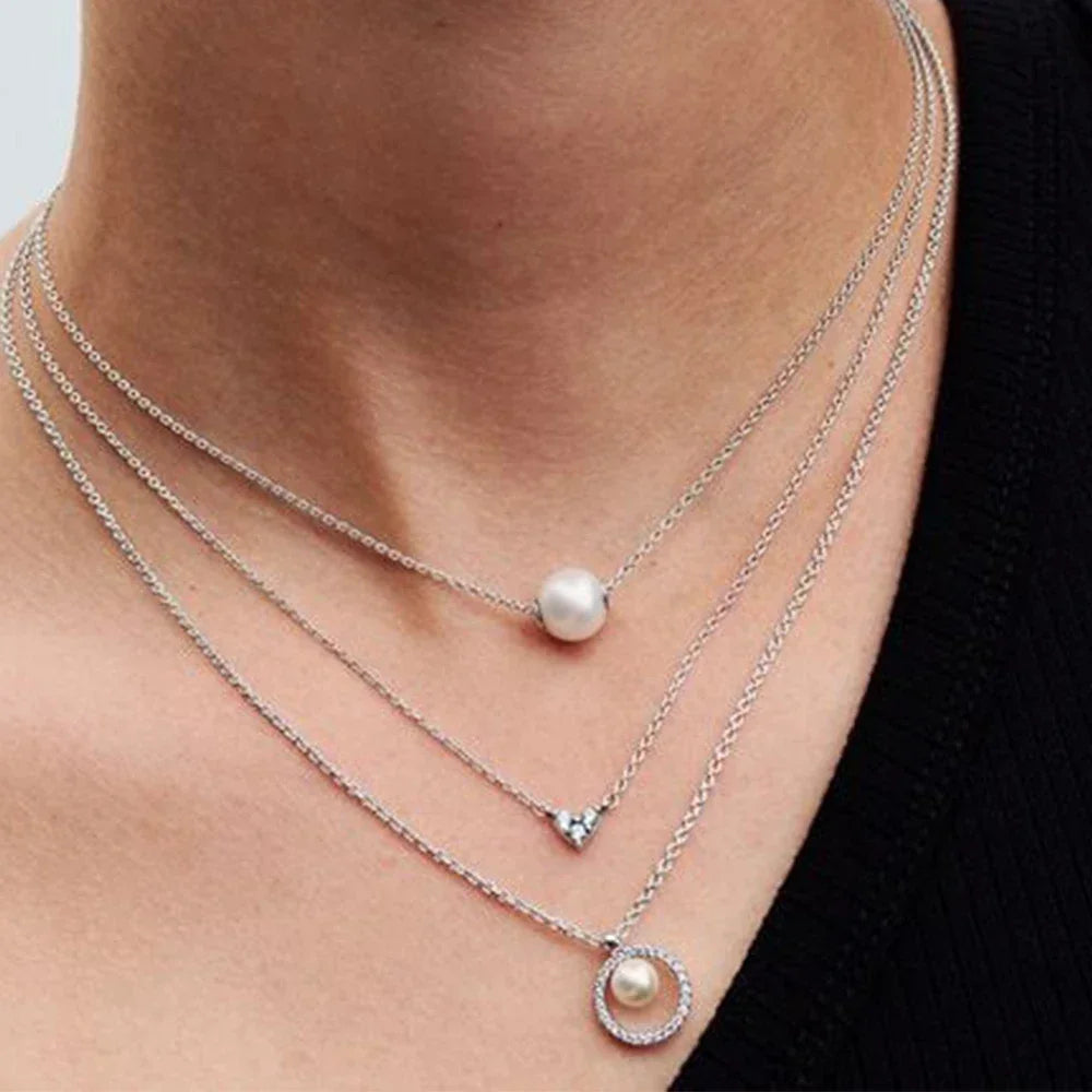 AVERLLA™ 925 Sterling Silver Freshwater Cultured Pearl Jewelry Set