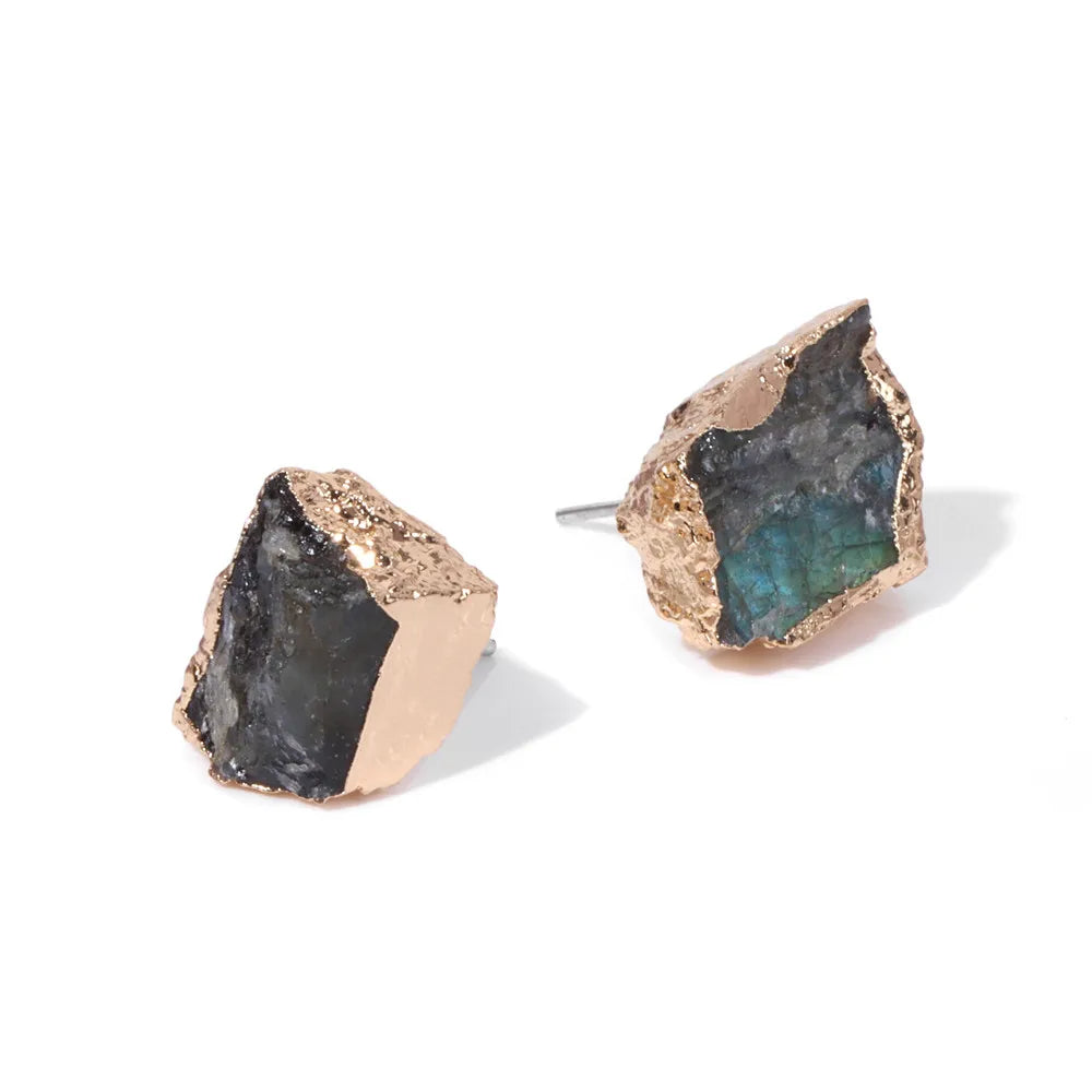 AVERLLA™ Natural Druzy Round Earrings