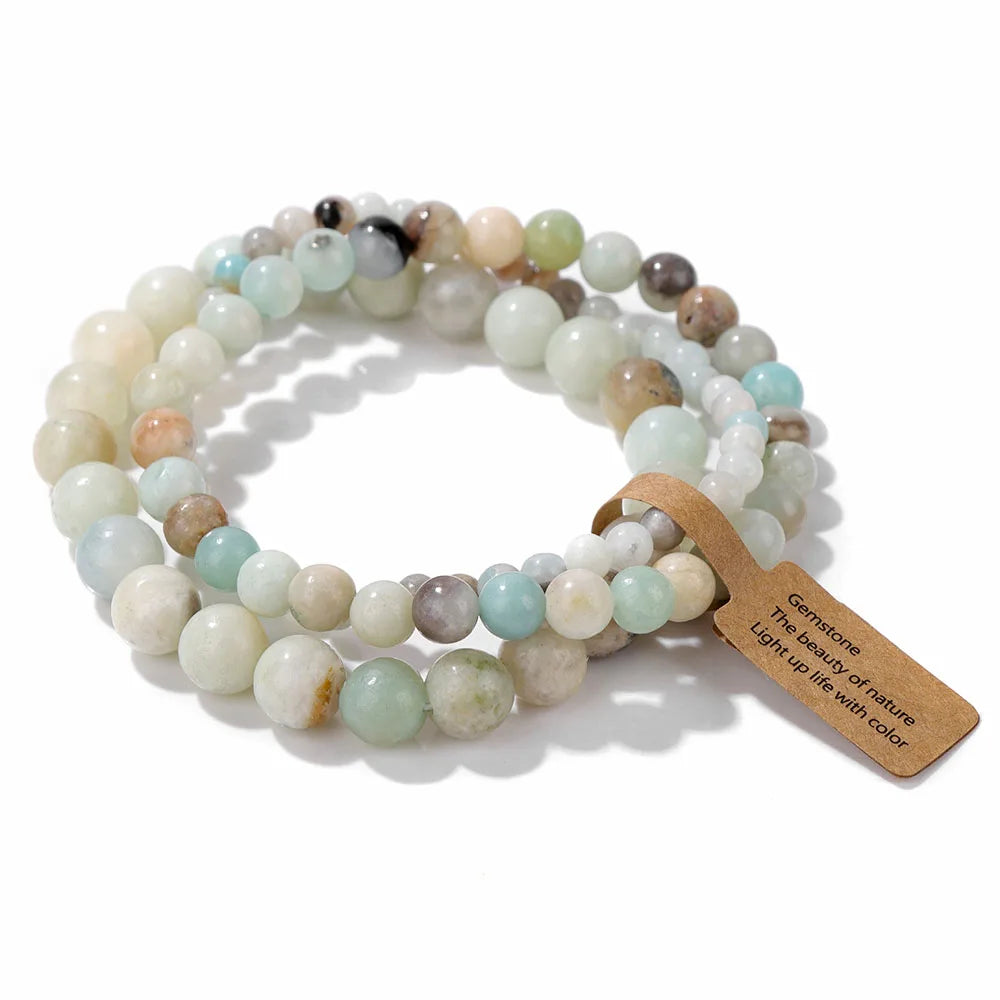 AVERLLA™ Natural Stone Beaded Bracelet Set