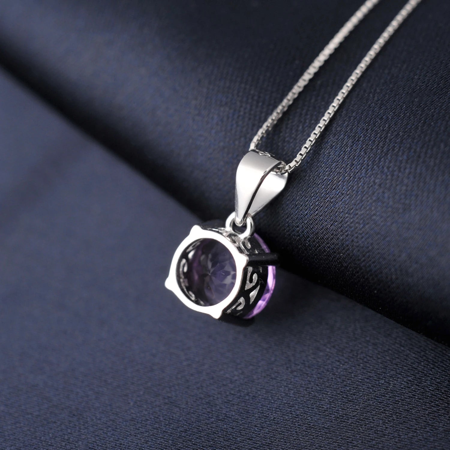 AVERLLA™ Radiant Birthstone Amethyst & Gemstone Pendant Necklace