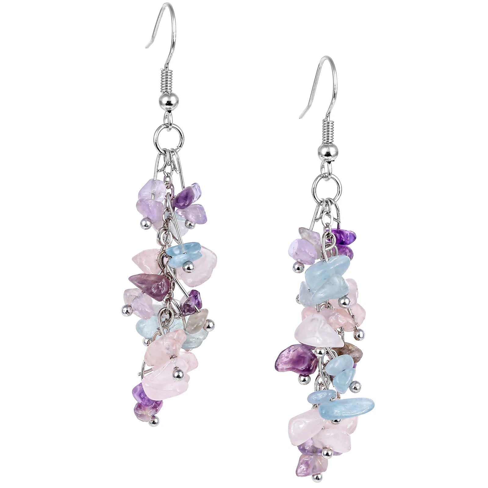 AVERLLA™ Natural Crystal Chips Stone Drop Earrings