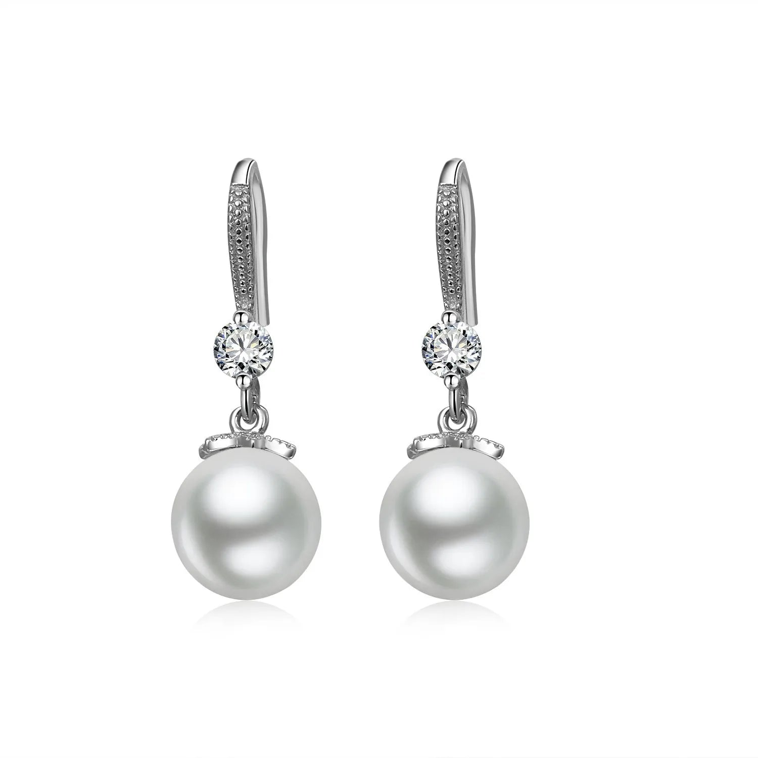 AVERLLA™ 10mm Pearl Sterling Silver Jewelry Set