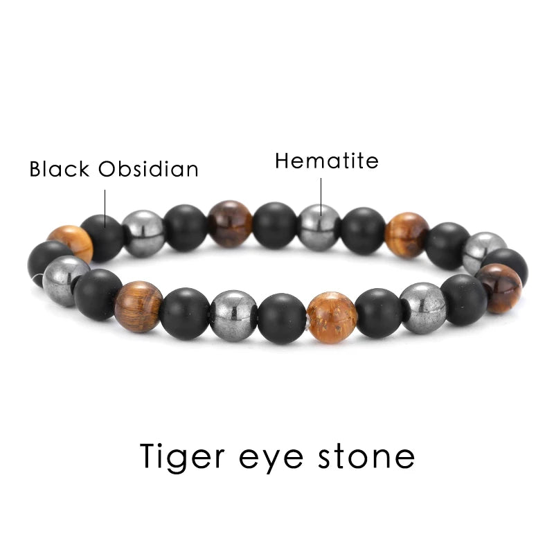 AVERLLA™ Hematite Health & Wellness Couple Bracelet