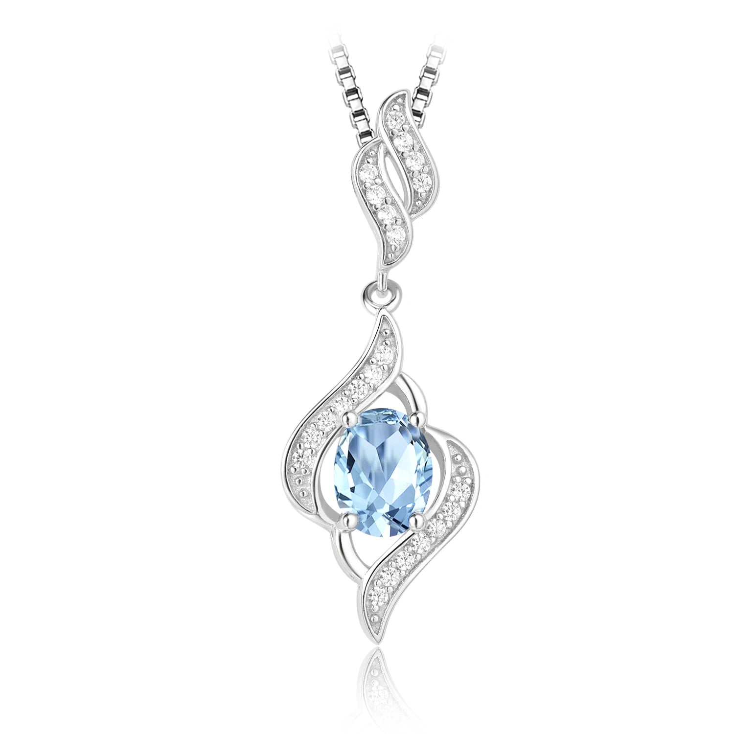 AVERLLA™ Sky Radiance Sapphire & Topaz Pendant Necklace