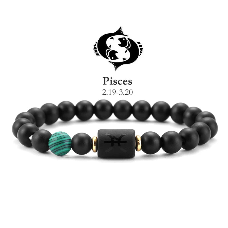 AVERLL™ 12 Star Signs Natural Stone Bracelets