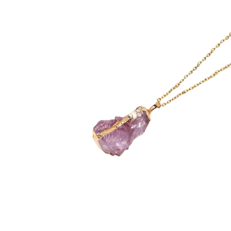 AVERLLA™ Irregular Gold-Plated Amethyst Pendant