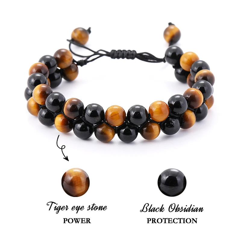 AVERLLA™ Strength Flow Tiger's Eye & Hematite Bracelet