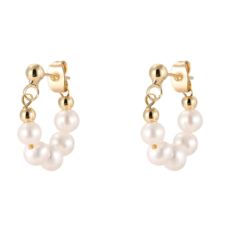 AVERLLA™ Baroque Pearl Huggie Earrings