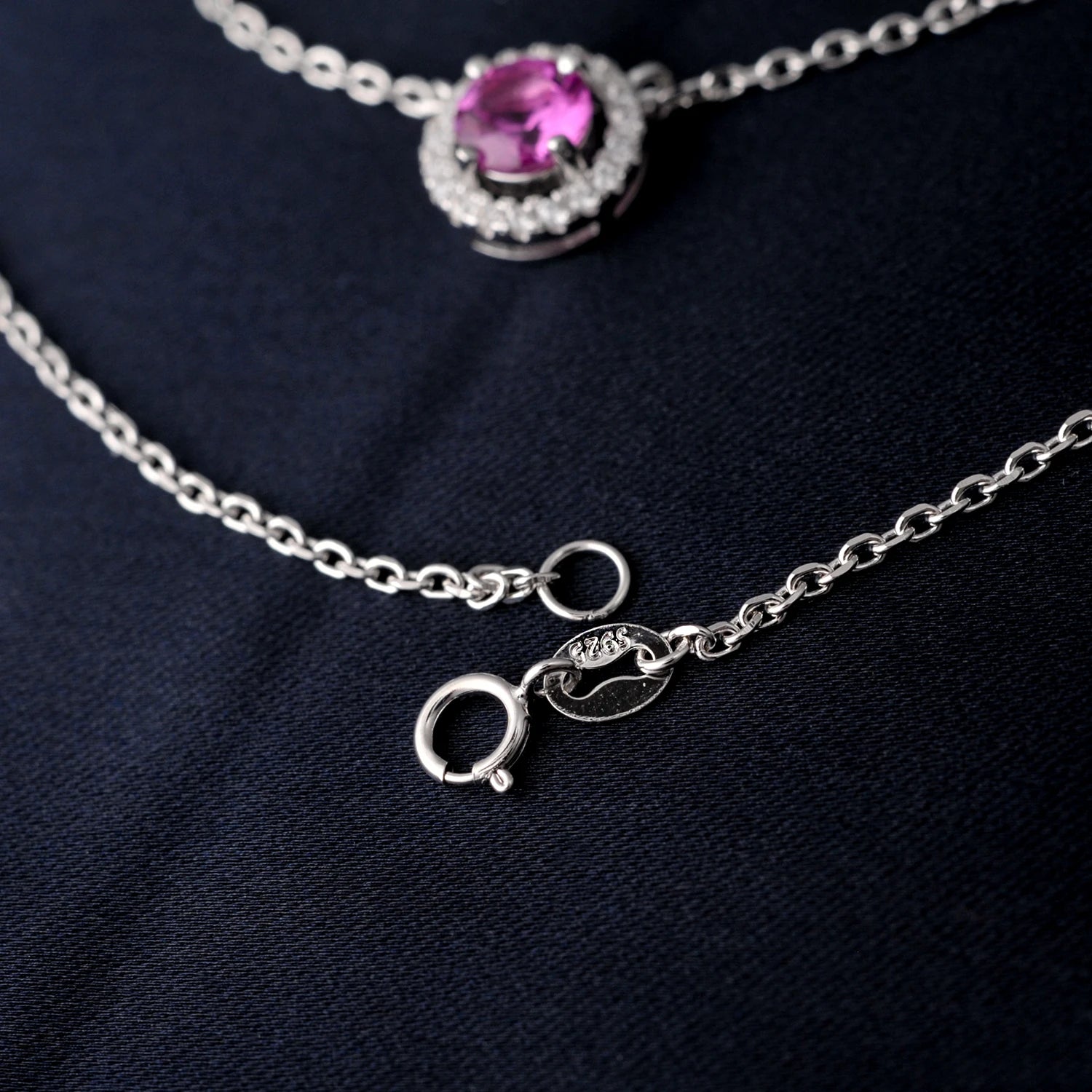 AVERLLA™ Blush Radiance Pink Sapphire Pendant Necklace