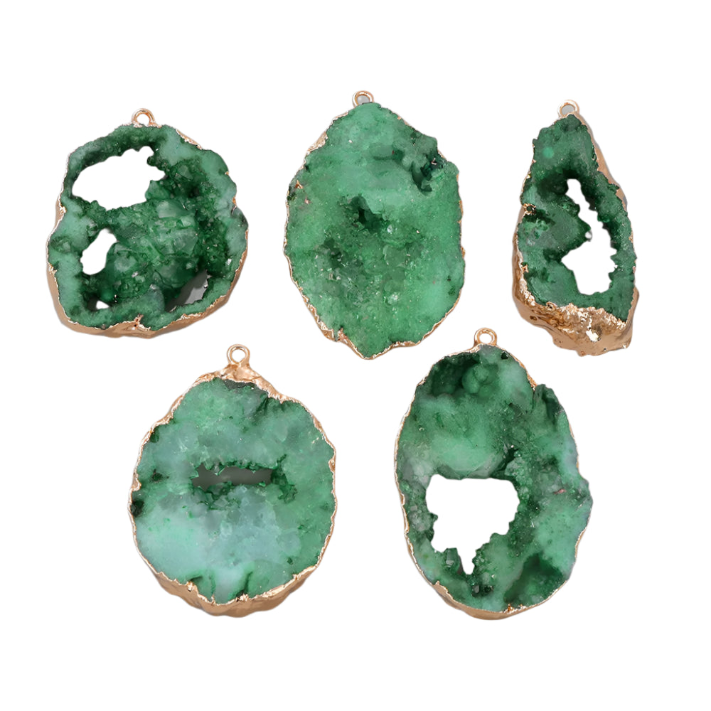 AVERLLA™ Irregular Geode Slice Pendants