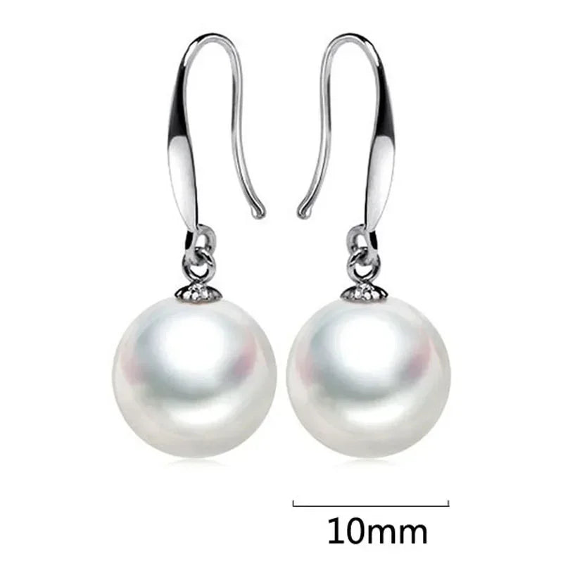 AVERLLA™ Radiant Bloom 925 Sterling Silver Pearl Drop Earrings