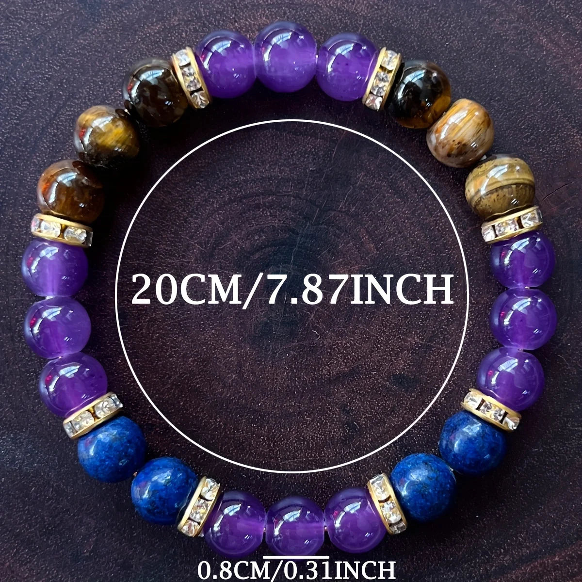 AVERLLA™ Handmade Tiger Eye Memory Bracelet