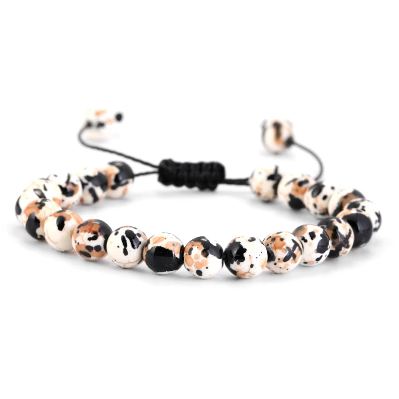 AVERLLA™ Healing Lava Stone & Tiger Eye Beads Adjustable Bracelet