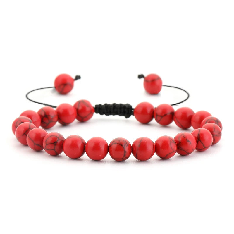 AVERLLA™ Healing Lava Stone & Tiger Eye Beads Adjustable Bracelet