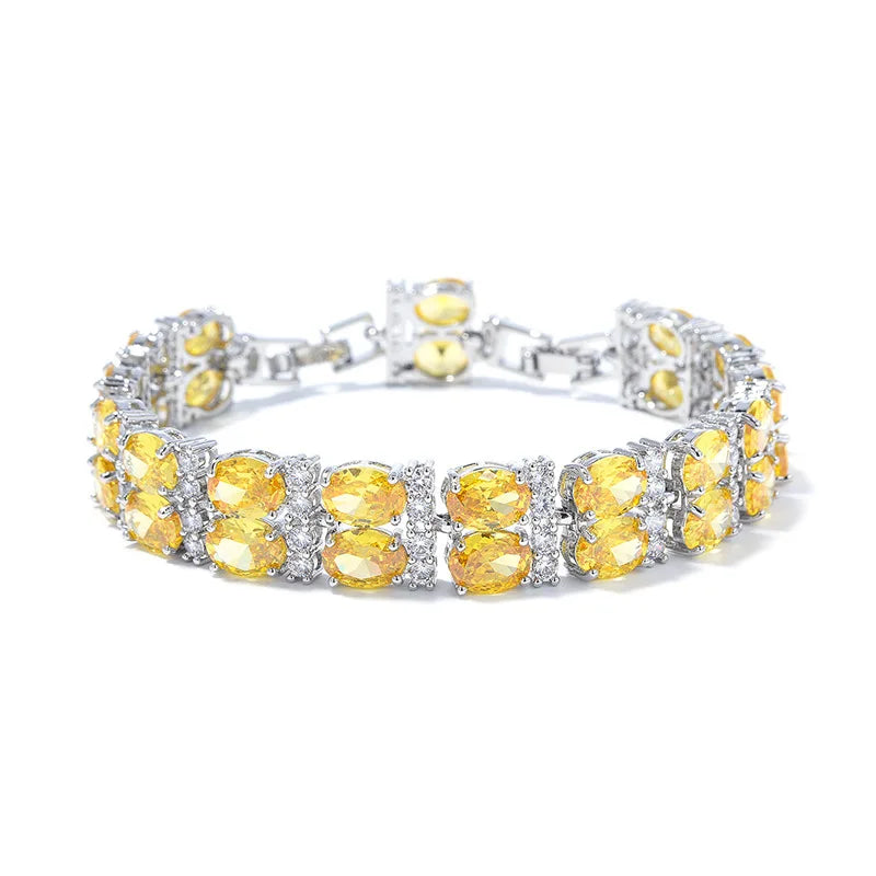 AVERLLA™ Luxe Zircon 925 Silver Women’s Bracelet