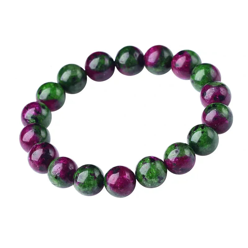 AVERLLA™ Natural Epidote Zoisite Bead Bracelet